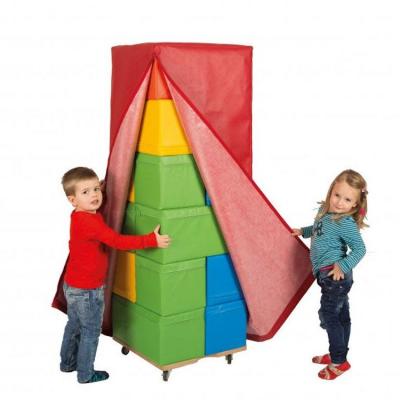 Bausteinsatz-Carlo-Hülle - Großbausteine Medi werden empfohlen für Kinder zwischen 2 und 4 Jahren