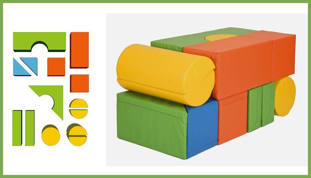 Baumodul-Katie-Maxi - die Bewegungsbausteine von Bänfer werden gerne eingesetzt in der Kita, Grundschule, Spielgruppe, Therapie und Arztpraxis. Baumodul-Katie-Maxi - die Großbausteine MAXI für Kinder ab 4 Jahren sind die am meisten verbreiteten Baumodule