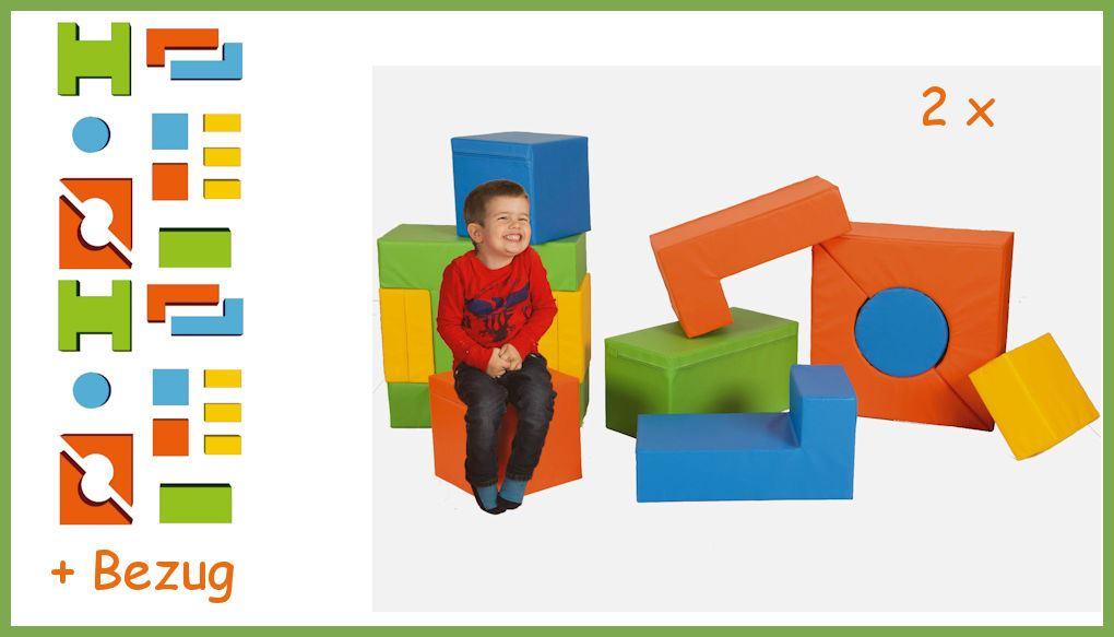 Bausteinsatz-Lorenz-Maxi - die Bewegungsbausteine von Bänfer werden gerne eingesetzt in der Kita, Grundschule, Spielgruppe, Therapie und Arztpraxis. Bausteinsatz-Lorenz-Maxi - die Großbausteine MAXI für Kinder ab 4 Jahren sind die am meisten verbreiteten Baumodule