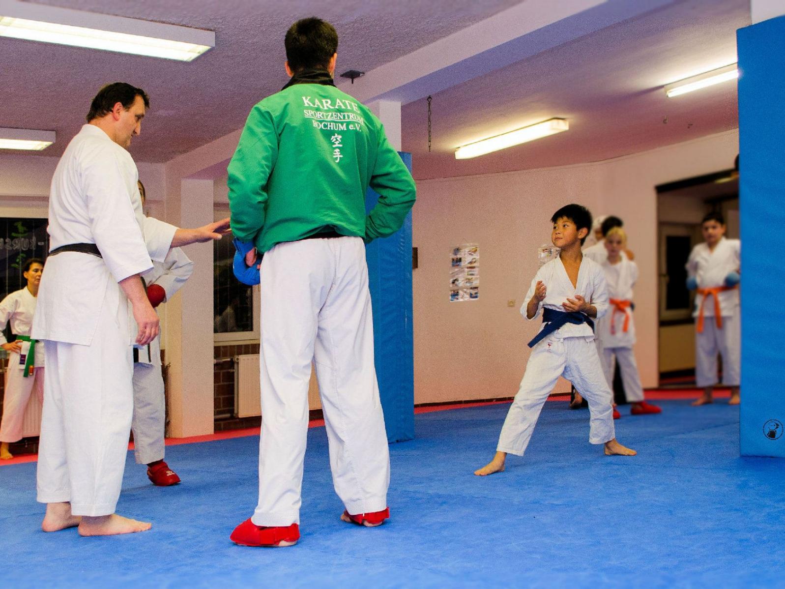Shotokan und Karate Kampfsport - Steckmatten und Säulenschutz