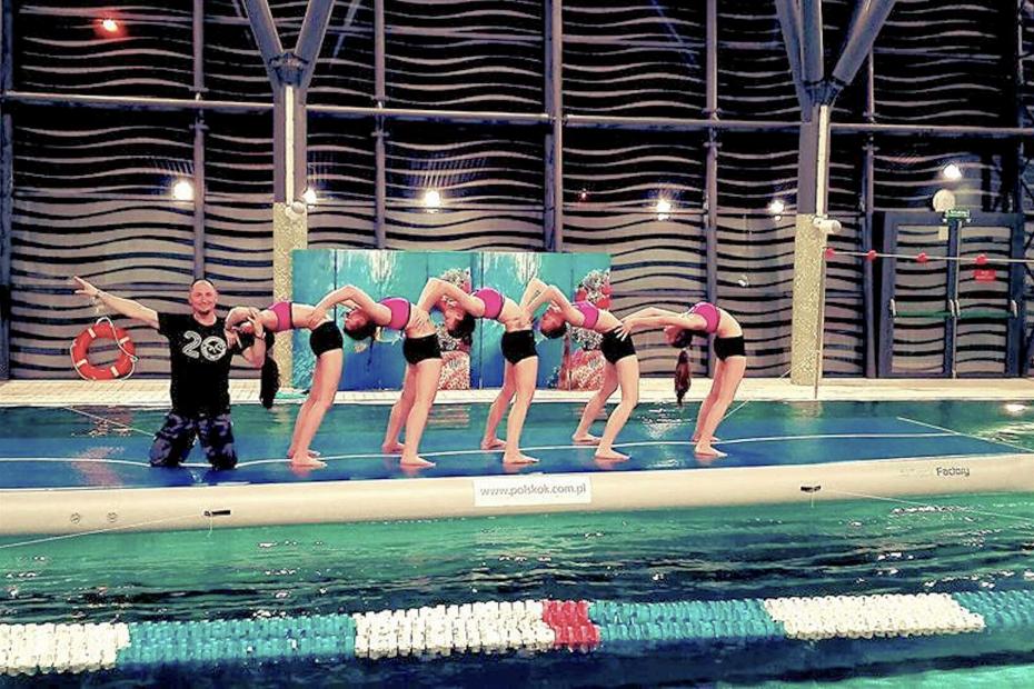 Air Track P3 - im Schwimmbad