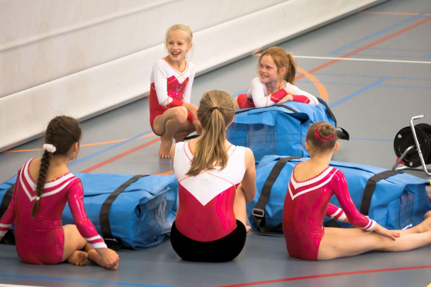 AirJump - Aufbewahrung - dank der unterschiedlichen Module vielseitig einsetzbar. Das Set wird gerne im Turnverein, beim Schulsport oder im Fittness-Bereich eingesetzt. AirJump - Aufbewahrung - komplette Trainingsstation von AirTrack Factory