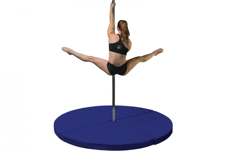 Poledance-Crash-Pad-dunkelblau - Die Poledance-Matte federt jeden sonst möglicherweise schmerzvollen Sturz ab