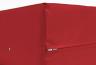 Bouldermatte - Bezug mit Reißverschluss - rot - aus strapazierfähigem Leichtplanenstoff