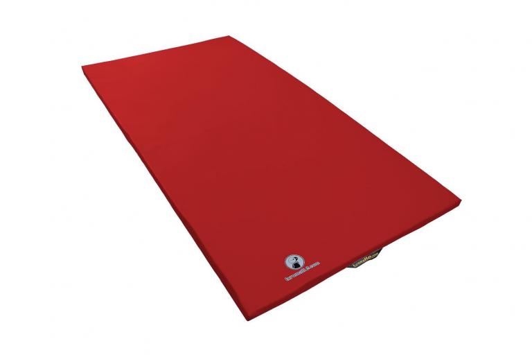 Leichtturnmatte-3cm-rot - schmale Turnmatte für den täglichen Gebrauch