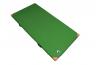Leichtturnmatte-Lederecken-gruen - die Echtlederecken sorgen für lange Werterhaltung