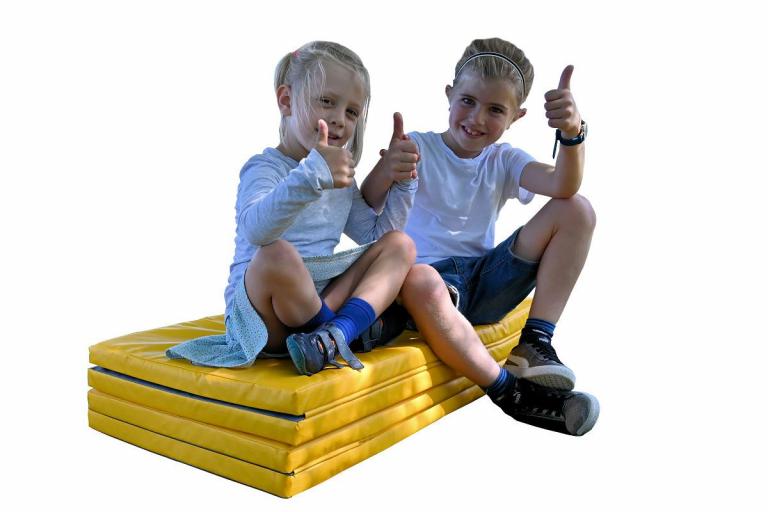 Faltmatte Candy 4-Joy - Kindermatte - die Klappmatte besteht aus 4 Elementen - mit nur ca. 5 kg ist sie extrem leicht